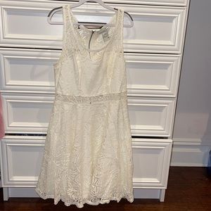 Lace white dress!